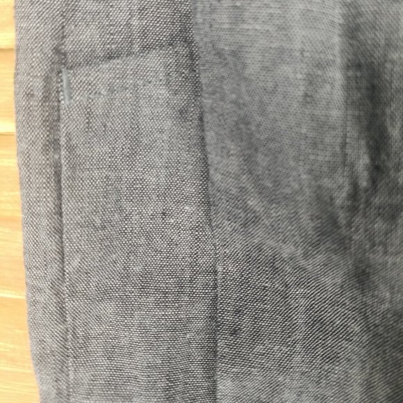 BCBGMaxAzria Women's Gray Linen Dress Casual Pleated Front Shorts - Picture 7 of 11